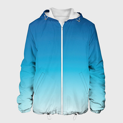 Мужская куртка Начинающаяся ночь / 3D-Белый – фото 1