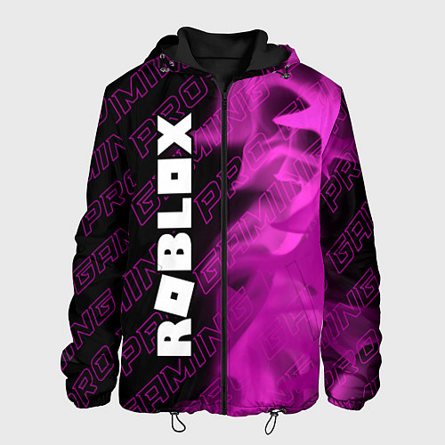 Мужская куртка Roblox pro gaming: по-вертикали / 3D-Черный – фото 1