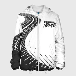Куртка с капюшоном мужская NFS Unbound следы резины, цвет: 3D-белый