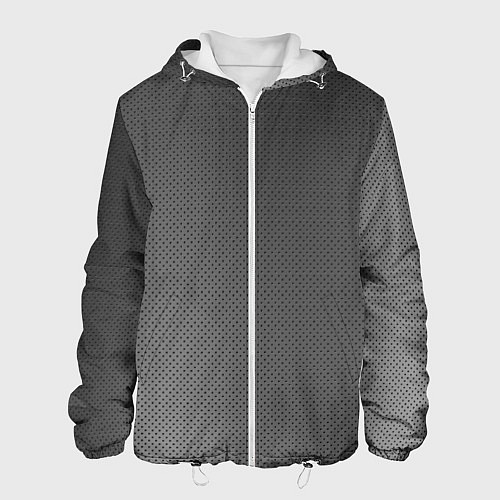 Мужская куртка Стальной фон / 3D-Белый – фото 1