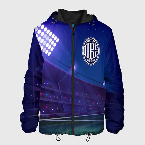 Мужская куртка AC Milan ночное поле / 3D-Черный – фото 1