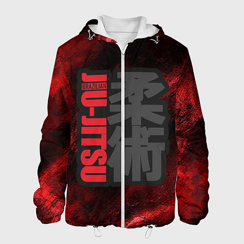 Мужская куртка Jiu-Jitsu Bazilian Black-Red / 3D-Белый – фото 1