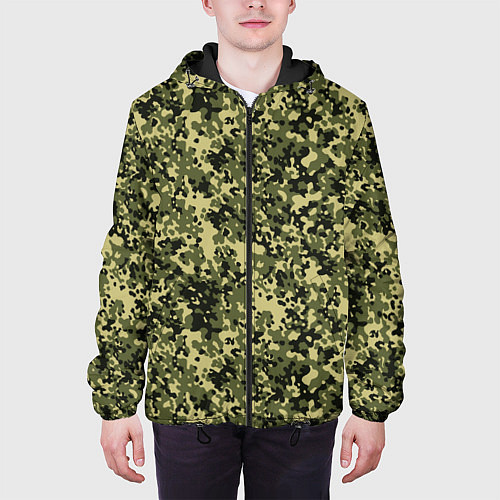 Мужская куртка Камуфляж Flecktarn Jeitai / 3D-Черный – фото 3