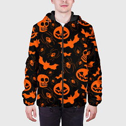 Куртка с капюшоном мужская Вестники ночи, цвет: 3D-черный — фото 2