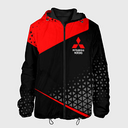 Куртка с капюшоном мужская Mitsubishi - Sportwear, цвет: 3D-черный