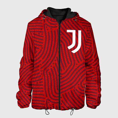 Мужская куртка Juventus отпечатки / 3D-Черный – фото 1