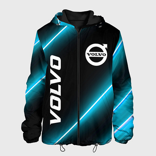 Мужская куртка Volvo неоновые лампы / 3D-Черный – фото 1