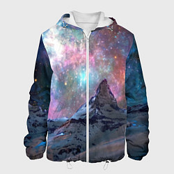 Мужская куртка Снежная вершина и бесконечное космическое простран