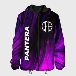 Куртка с капюшоном мужская Pantera violet plasma, цвет: 3D-черный
