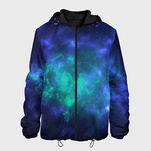 Мужская куртка Космический пейзаж во Вселенной / 3D-Черный – фото 1