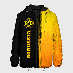 Мужская куртка Borussia - gold gradient: по-вертикали
