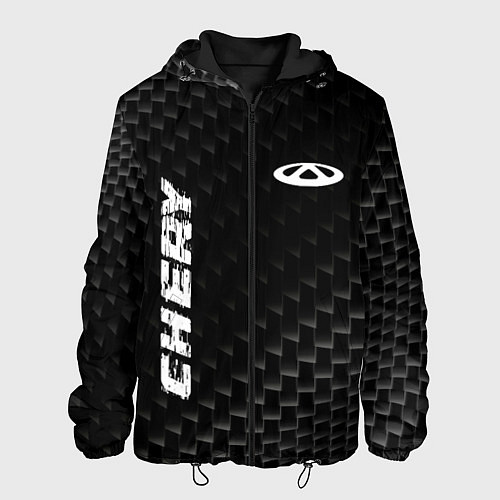 Мужская куртка Chery карбоновый фон / 3D-Черный – фото 1