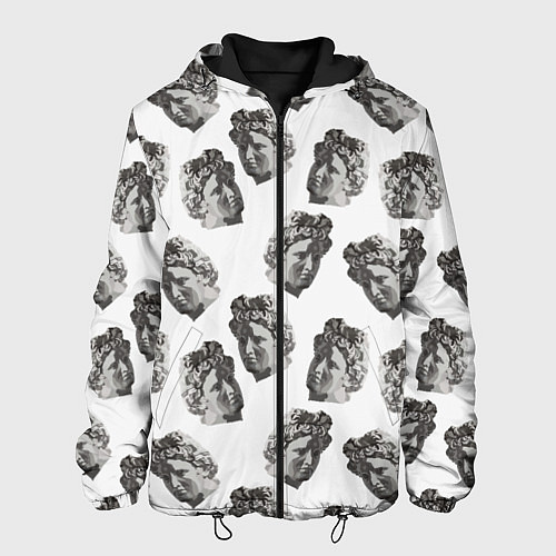 Мужская куртка Аполлон - паттерн / 3D-Черный – фото 1