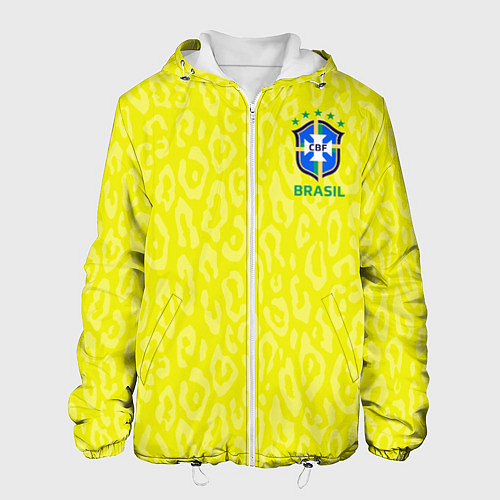 Мужская куртка Форма сборной Бразилии ЧМ 2022 / 3D-Белый – фото 1