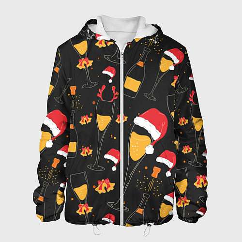 Мужская куртка Брызги шампанского / 3D-Белый – фото 1