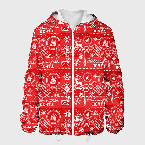 Мужская куртка Посылка от Деда Мороза / 3D-Белый – фото 1