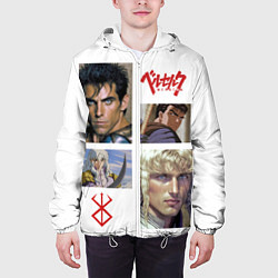 Куртка с капюшоном мужская Оуэн Уилсон и Бен Стиллер в аниме Берсерк, цвет: 3D-белый — фото 2