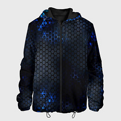 Куртка с капюшоном мужская ЛУЧШАЯ БРОНЯ, цвет: 3D-черный