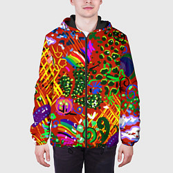 Куртка с капюшоном мужская Для косплея Ким Тэхена, цвет: 3D-черный — фото 2