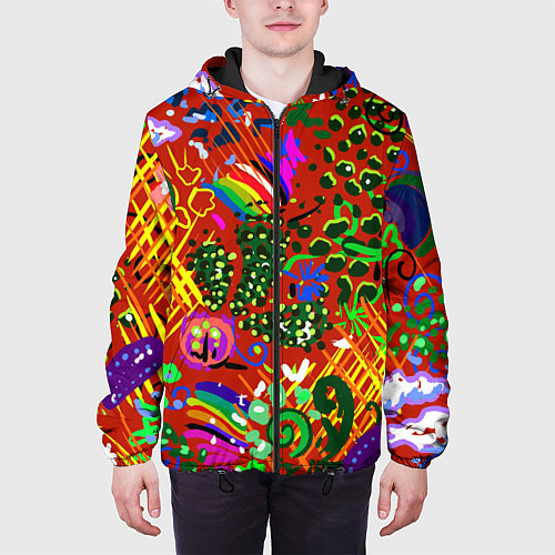 Мужская куртка Для косплея Ким Тэхена / 3D-Черный – фото 3