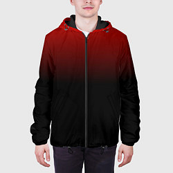 Куртка с капюшоном мужская Дерзкий градиент, цвет: 3D-черный — фото 2