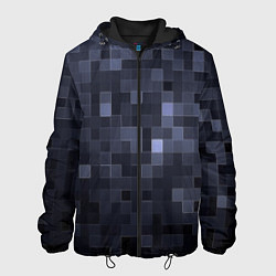 Куртка с капюшоном мужская Minecraft block time, цвет: 3D-черный