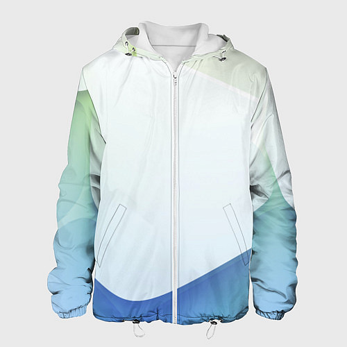 Мужская куртка Пастель из трёх цветов / 3D-Белый – фото 1