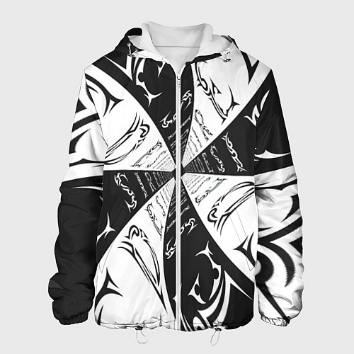 Мужская куртка Tribal tunnel / 3D-Белый – фото 1