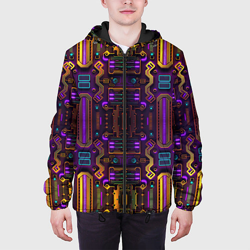 Мужская куртка Нейроарт 2077 / 3D-Черный – фото 3
