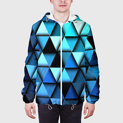 Куртка с капюшоном мужская Blue triangle, цвет: 3D-белый — фото 2