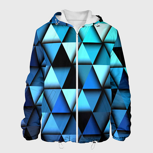 Мужская куртка Blue triangle / 3D-Белый – фото 1