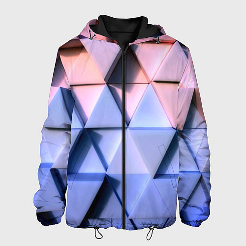 Мужская куртка Triangle gradient / 3D-Черный – фото 1