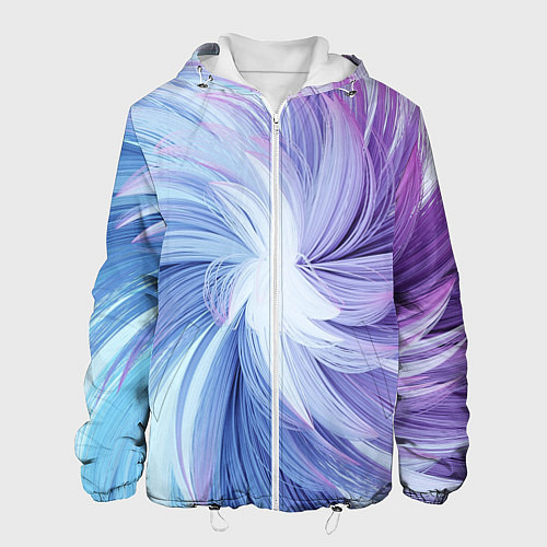Мужская куртка Вихрь красок / 3D-Белый – фото 1