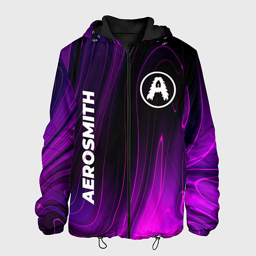Мужская куртка Aerosmith violet plasma / 3D-Черный – фото 1