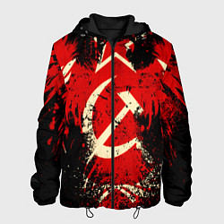 Куртка с капюшоном мужская Советский союз, цвет: 3D-черный