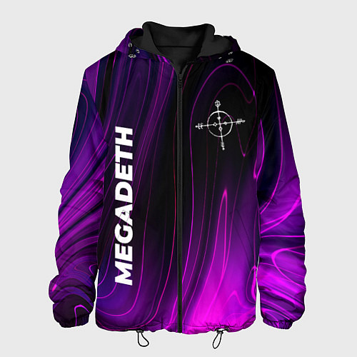 Мужская куртка Megadeth violet plasma / 3D-Черный – фото 1