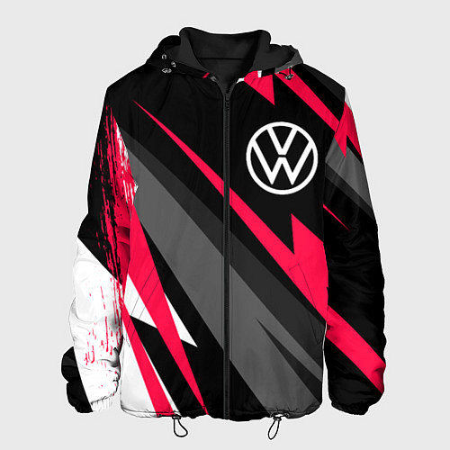 Мужская куртка Volkswagen fast lines / 3D-Черный – фото 1