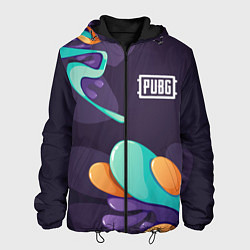 Куртка с капюшоном мужская PUBG graffity splash, цвет: 3D-черный