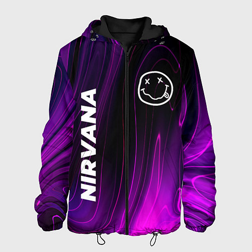 Мужская куртка Nirvana violet plasma / 3D-Черный – фото 1