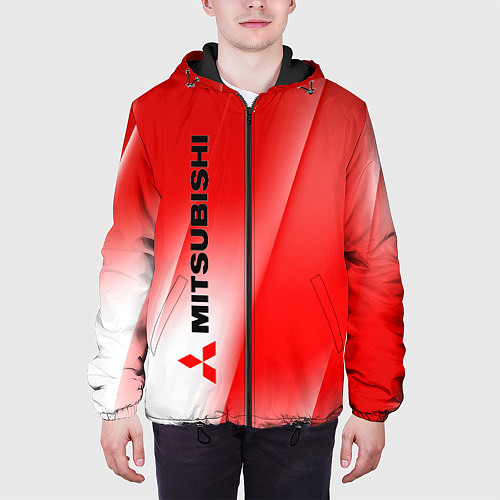 Мужская куртка Mitsubishi sign / 3D-Черный – фото 3