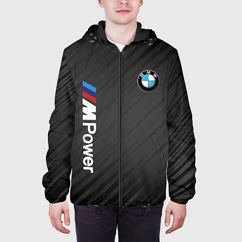 Мужская куртка BMW power m / 3D-Черный – фото 3