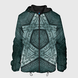Куртка с капюшоном мужская Звёздочный древний набор сигилов, цвет: 3D-черный
