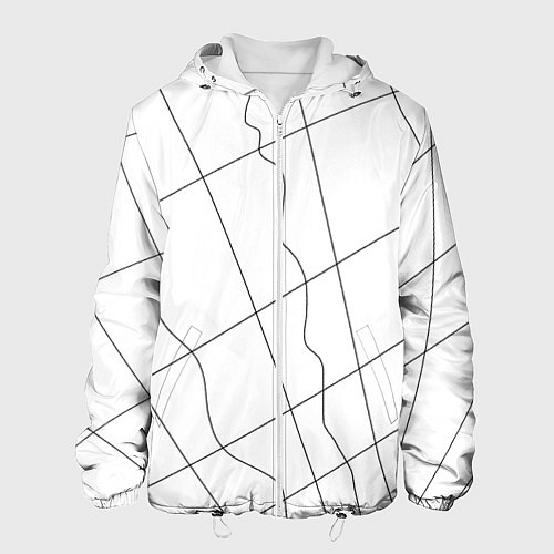 Мужская куртка Перспектива / 3D-Белый – фото 1
