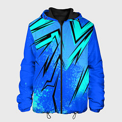 Мужская куртка Sport uniform - синие брызки