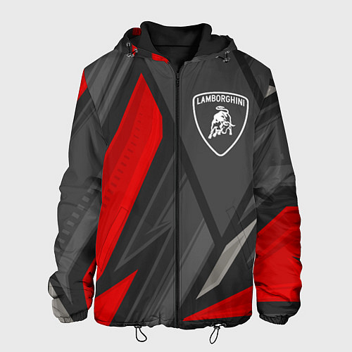 Мужская куртка Lamborghini sports racing / 3D-Черный – фото 1