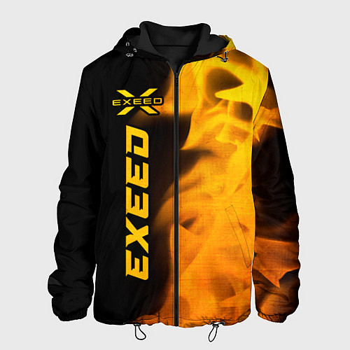 Мужская куртка Exeed - gold gradient: по-вертикали / 3D-Черный – фото 1