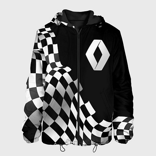 Мужская куртка Renault racing flag / 3D-Черный – фото 1