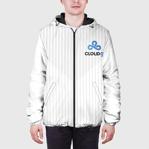 Мужская куртка Cloud9 white / 3D-Черный – фото 3