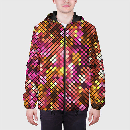Мужская куртка Disco style / 3D-Черный – фото 3