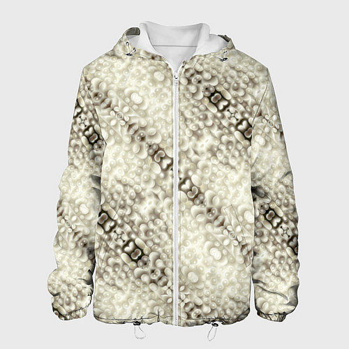 Мужская куртка Жемчужная россыпь / 3D-Белый – фото 1